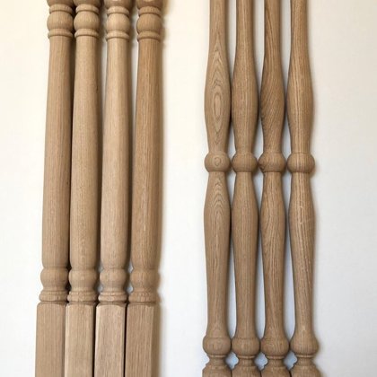 Точеные деревянные перила