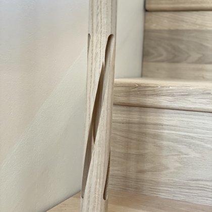 Фрезерованные деревянные перила